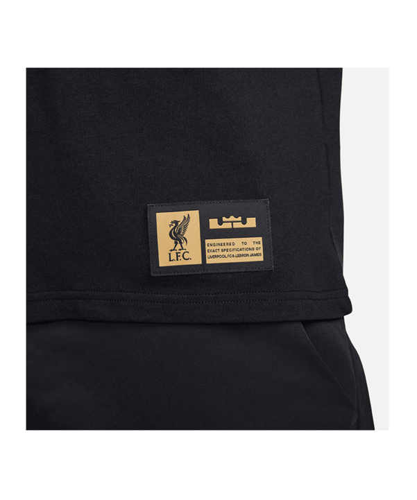 Nike FC Liverpool Fc Liverpool X Lebron James Mx90 T-Shirt Schwarz F010 - schwarz