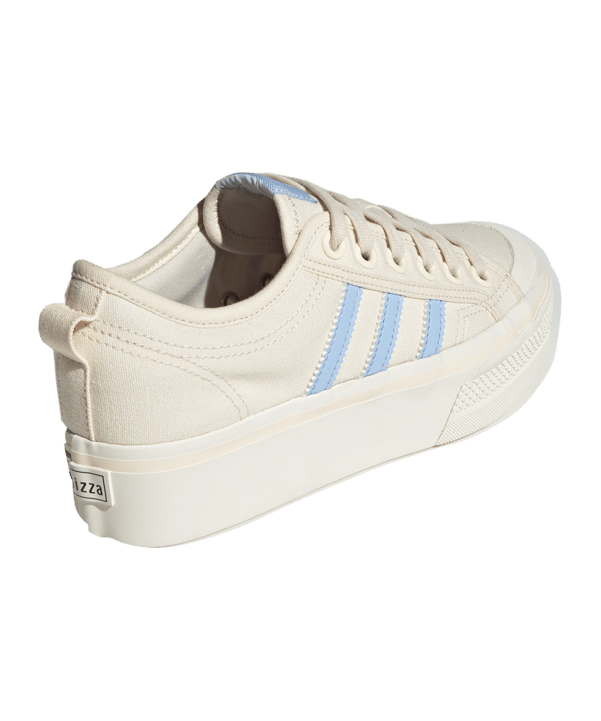 adidas Originals Nizza Platform Damen Beige - weiss