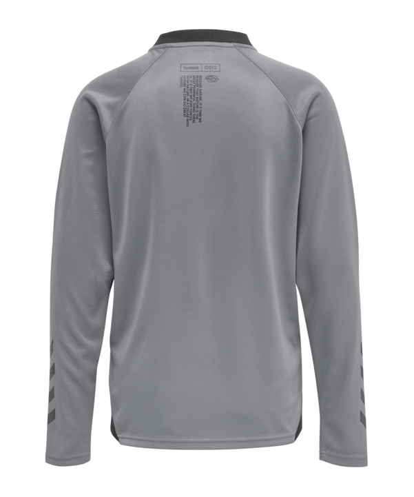 Hummel hmlGG12 HalfZip Sweatshirt Damen F1100 - grau