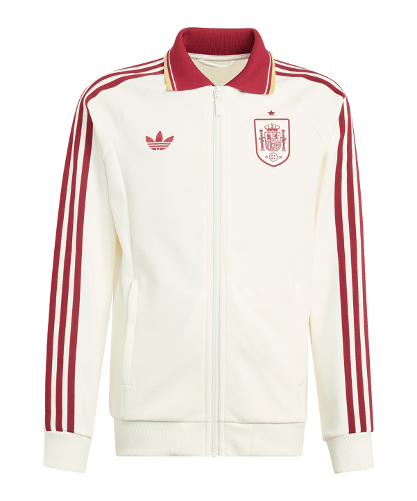 adidas Originals FEF Spanien Anthem Jacke Kids Weiß - weiss
