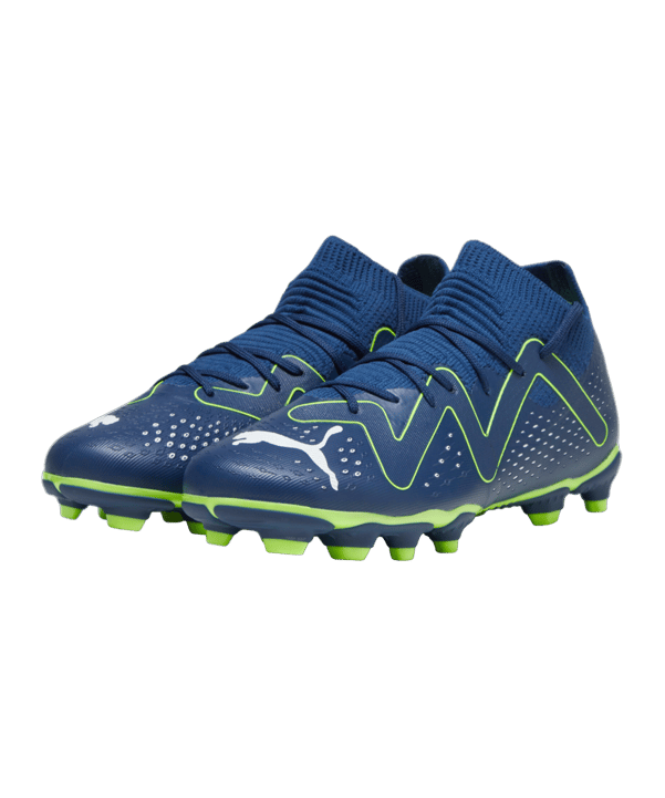 PUMA FUTURE Match FG/AG Jr Gear Up Kids Blau Weiss F03 - blau