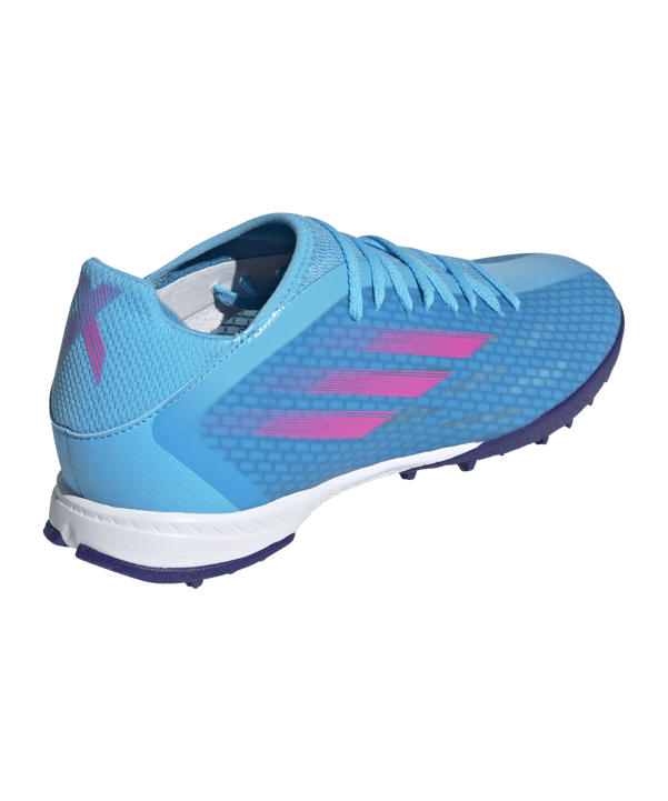 adidas X SPEEDFLOW.3 TF Sapphire Edge Blau Pink Weiss - blau