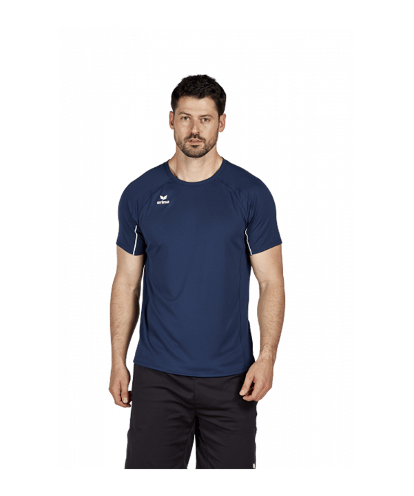 Erima Liga Star Trainings T-Shirt Blau Weiss - blau