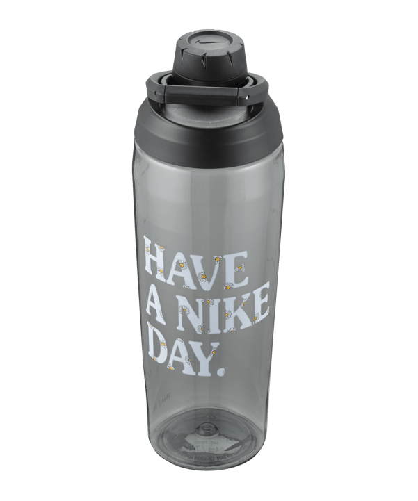 Nike Hypercharge Chug Trinkflasche 709ml Grau F088 - grau