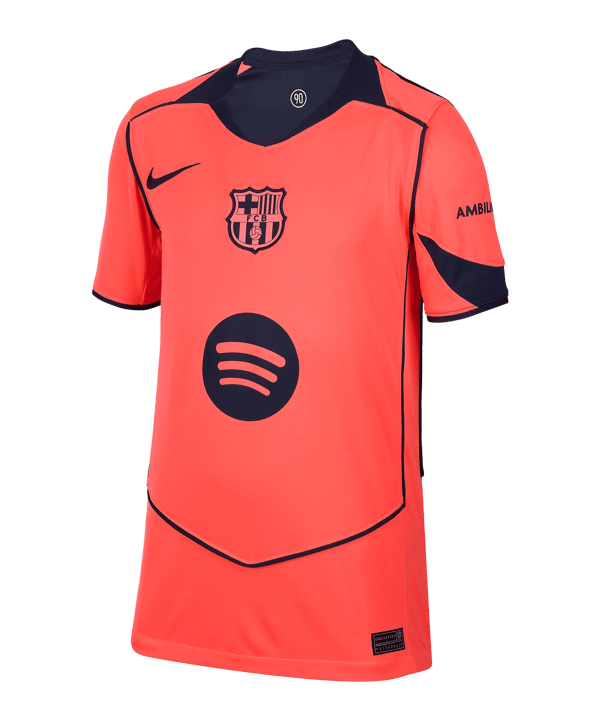 Nike FC Barcelona Trikot 3rd 2025/2026 Kids Rot F855 - rot