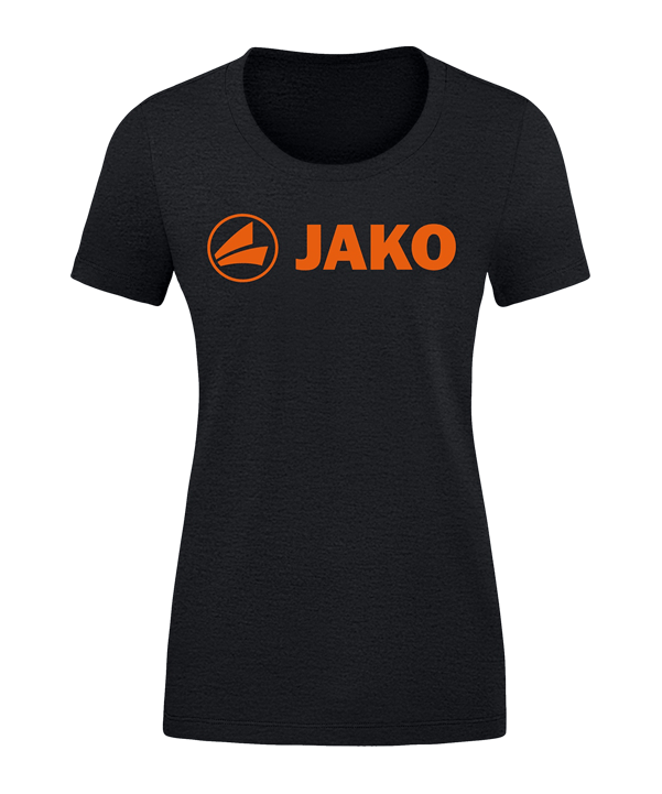 JAKO Promo T-Shirt Damen Schwarz Orange F506 - schwarz