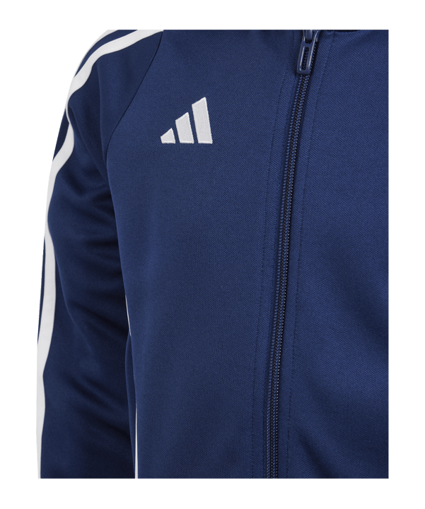 adidas Tiro 24 Trainingsjacke Kids Blau Weiss - blau