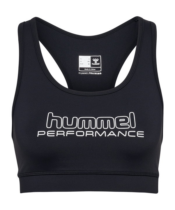 Hummel Te Fundamental Sport-BH Damen Schwarz F2312 - schwarz