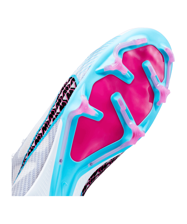 Nike Air Zoom Mercurial Superfly IX Pro FG Blast Weiss Blau Pink F146 - weiss
