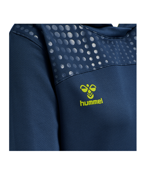Hummel hmlLEAD Poly Hoody Damen Blau F7642 - blau