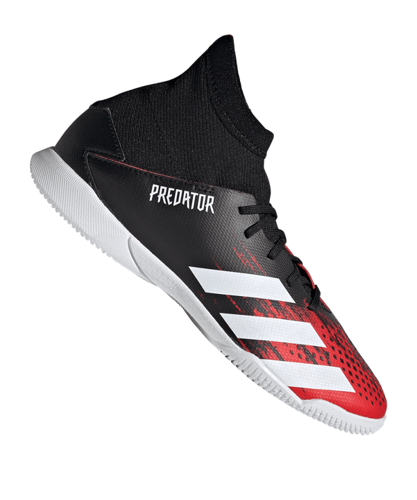 adidas Predator Mutator 20.3 IN Halle J Kids Schwarz Rot - schwarz