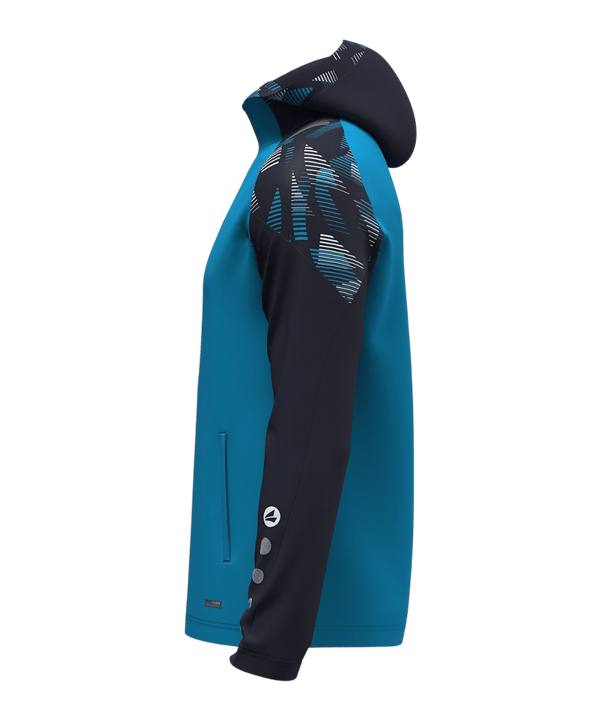 JAKO Sonic Kapuzenjacke Kids Blau F276 - blau