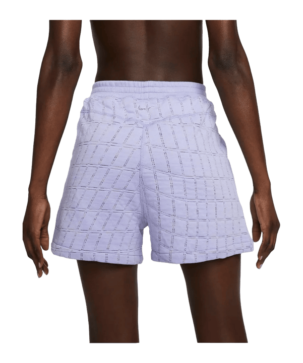 Nike Yoga Therma-FIT Cozy Fleece Short Damen F569 - violett