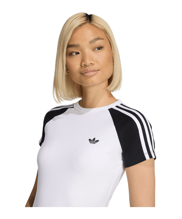 adidas Originals SST T-Shirt Damen Weiß - weiss