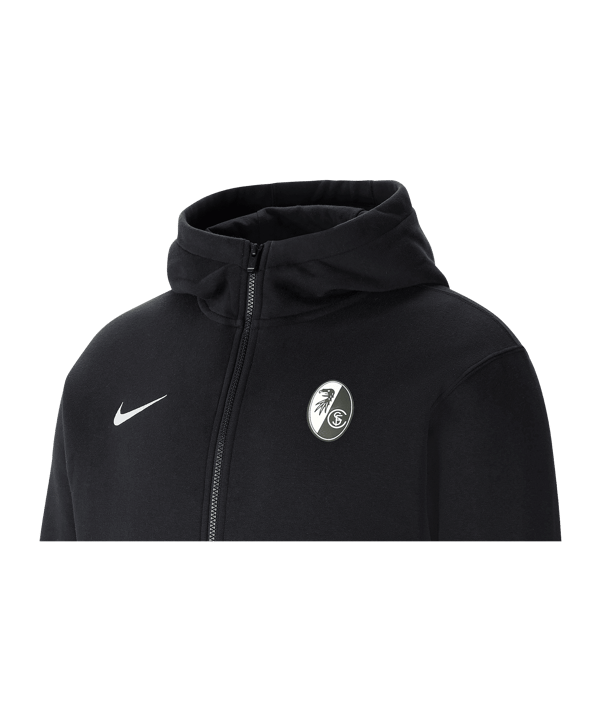 Nike SC Freiburg Sweatjacke Kids Schwarz F010 - schwarz