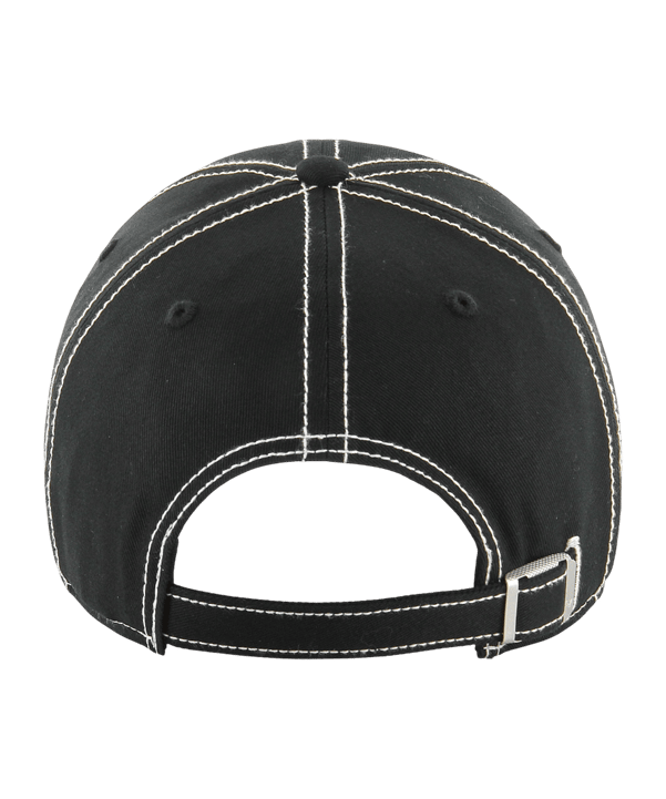 '47 Brand New York Yankees MLB Contrast Stitch 47 Clean Up Cap Schwarz - schwarz