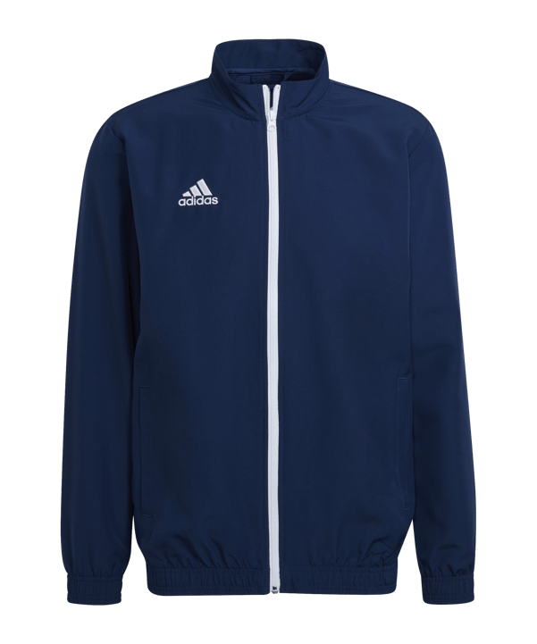 adidas Entrada 22 Präsentationsjacke Blau - blau