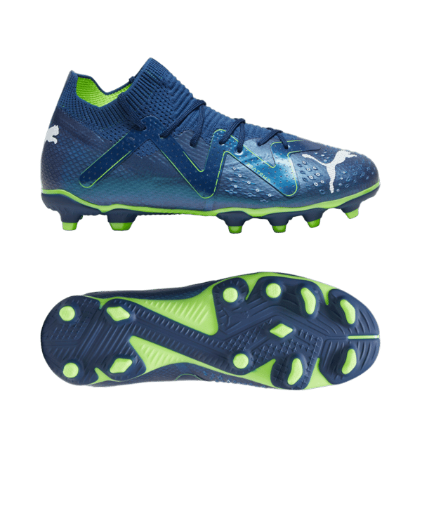 PUMA FUTURE Pro FG/AG Jr Gear Up Kids Blau Weiss F03 - blau