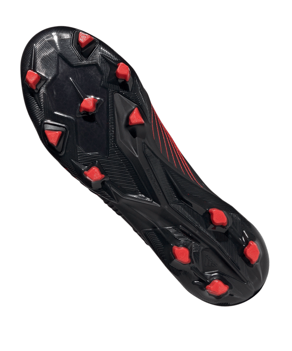 adidas Predator 19.1 FG Schwarz - schwarz