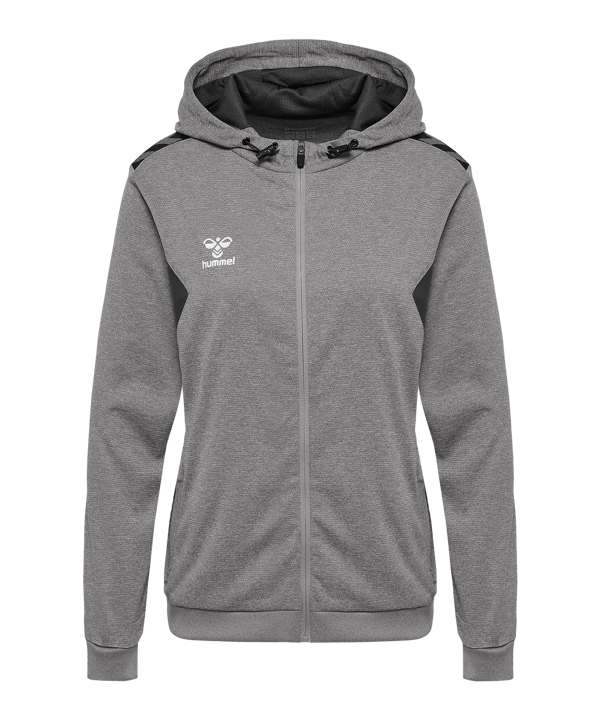 Hummel AUTHENTIC PL Kapuzenjacke Damen Grau F2006 - grau