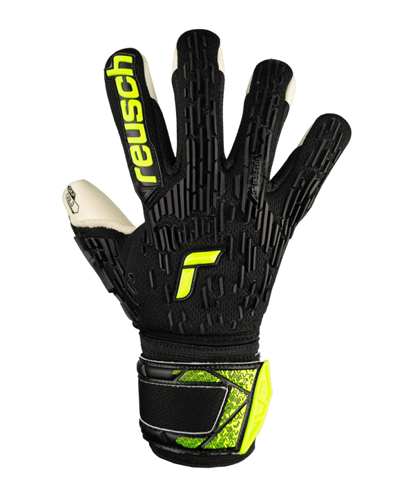 Reusch Attrakt Freegel Gold Finger Support TW-Handschuhe Night Spark 2024 Kids F7752 - schwarz