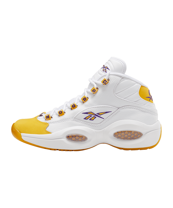 Reebok Question MID Weiss Gelb - weiss