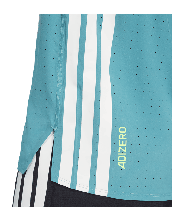 adidas Adizero Running T-Shirt Blau - blau