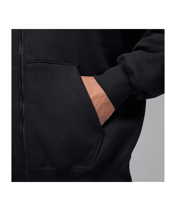 Jordan Brooklyn Fleece Oversized Kapuzenjacke Schwarz F010 - schwarz
