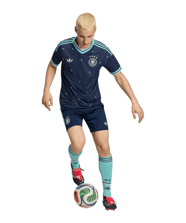 adidas DFB Germania Pantaloncini Away CM 2026 Blu - blu