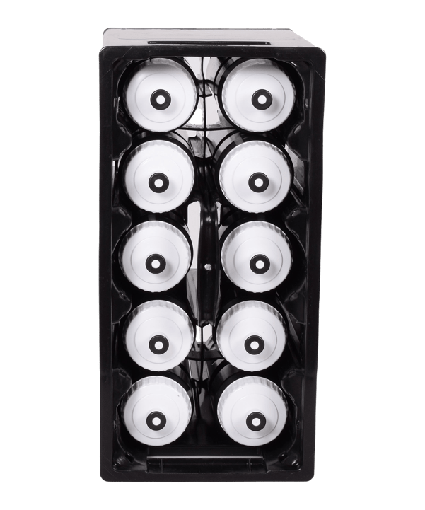 Cawila PRO Flaschenkorb inkl.10  Flaschen Schwarz - schwarz