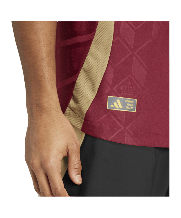 adidas Belgien Auth. Trikot Home EM 2024 Rot - rot