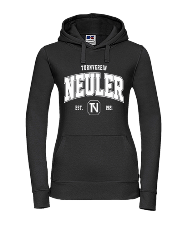 TV NEULER Hoodie Colleged Damen (BLK) - schwarz