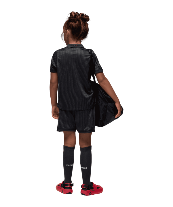 Jordan Paris Saint-Germain Minikit 4th Trikot Set 2025/2026 Kids Schwarz F045 - schwarz