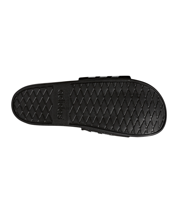 adidas Adilette Comfort Badelatsche Schwarz - schwarz