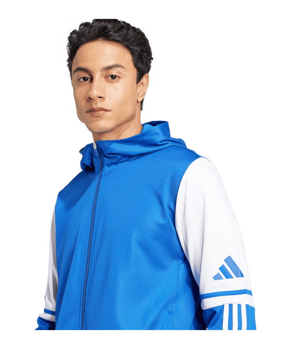adidas Squadra 25 Kapuzenjacke Blau - blau