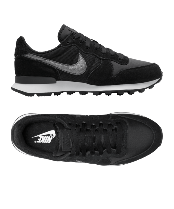 Nike Internationalist Damen Schwarz Weiss F001 - schwarz