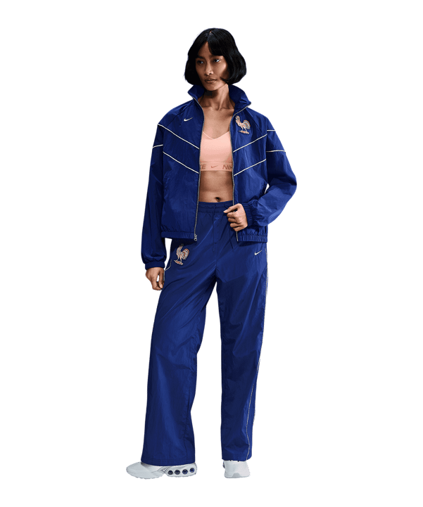 Nike France Woven Giacca Donna Blu C492 - blu