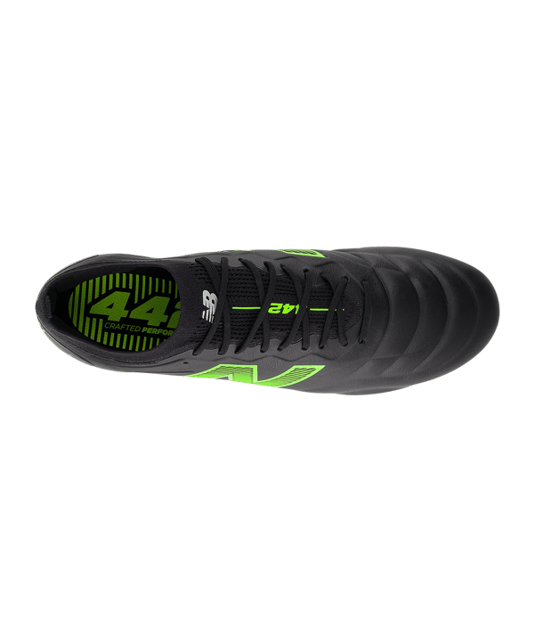 New Balance 442 Elite v2 FG Lime Light Schwarz - schwarz
