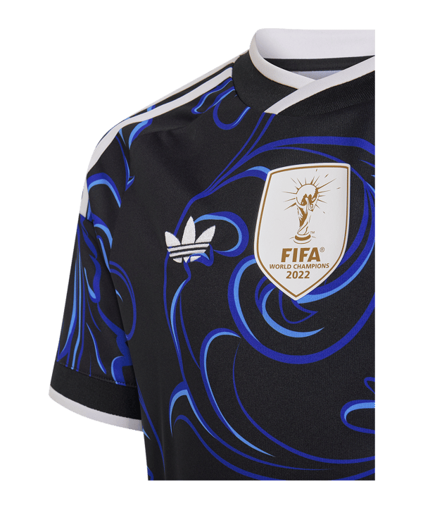adidas AFA Argentinien Messi Trikot Away WM 2026 Kids Schwarz - schwarz