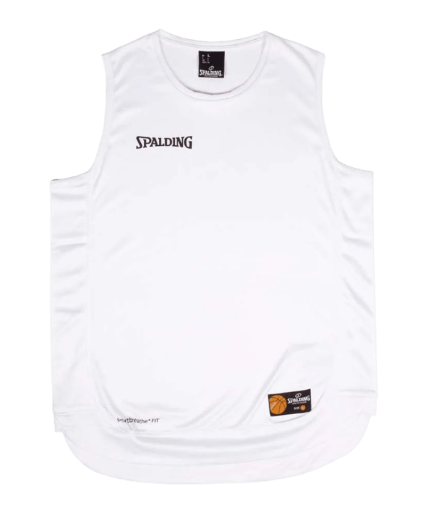 Spalding Hustle Tanktop Kids Weiss - weiss