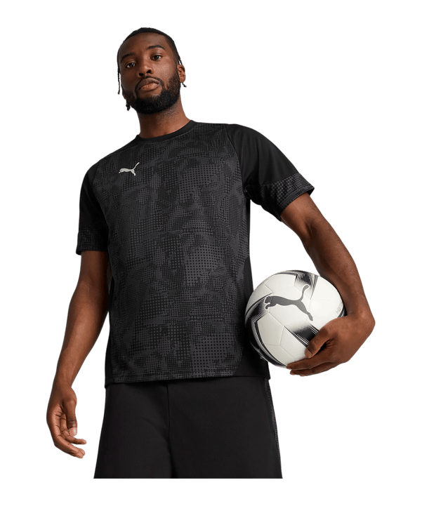 PUMA teamCUP Trainingsshirt Schwarz F03 - schwarz