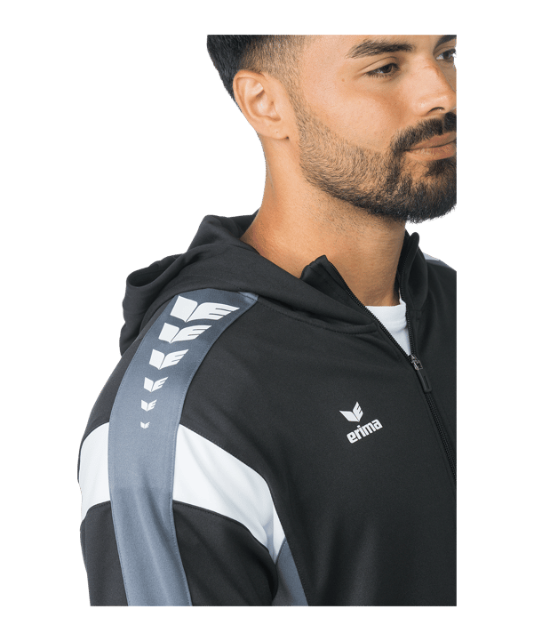 Erima Celebrate 125 Kapuzenjacke Schwarz - schwarz