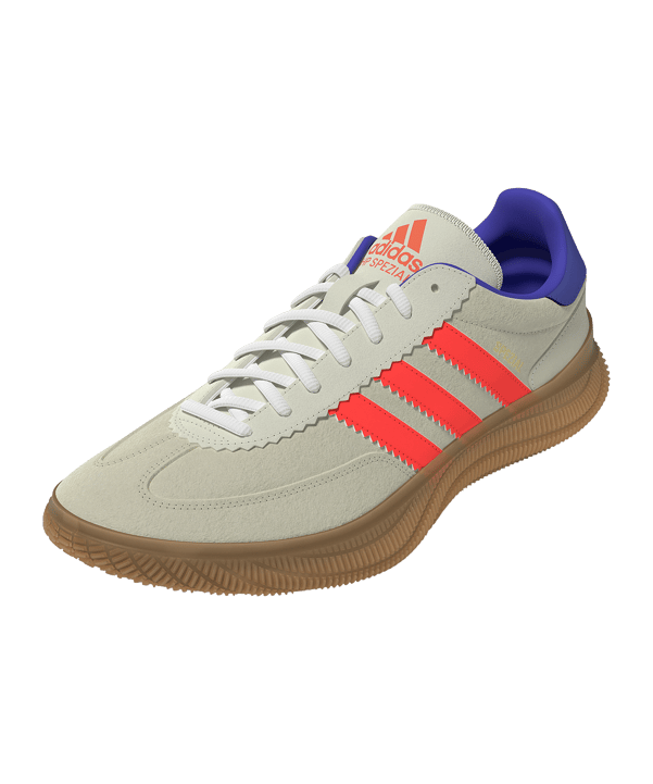 adidas HB Spezial Pro Indoor Weiss Rot - weiss
