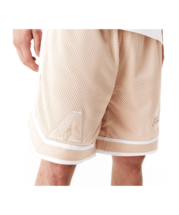 New Era Arizona Diamondbacks Mesh Short Beige - beige