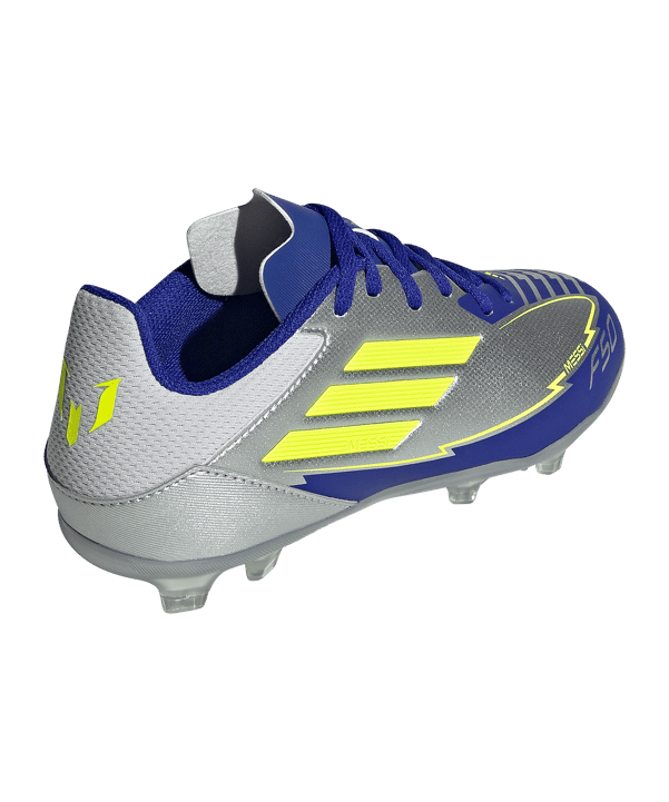 adidas F50 League FG Messi Kids Silber - silber