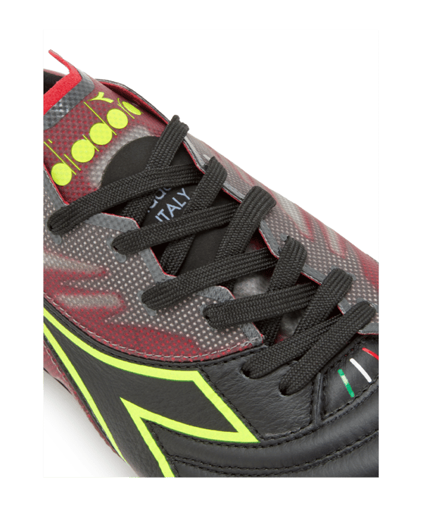 Diadora Brasil Elite Veloce Made in Italy FG Schwarz FD0136 - schwarz