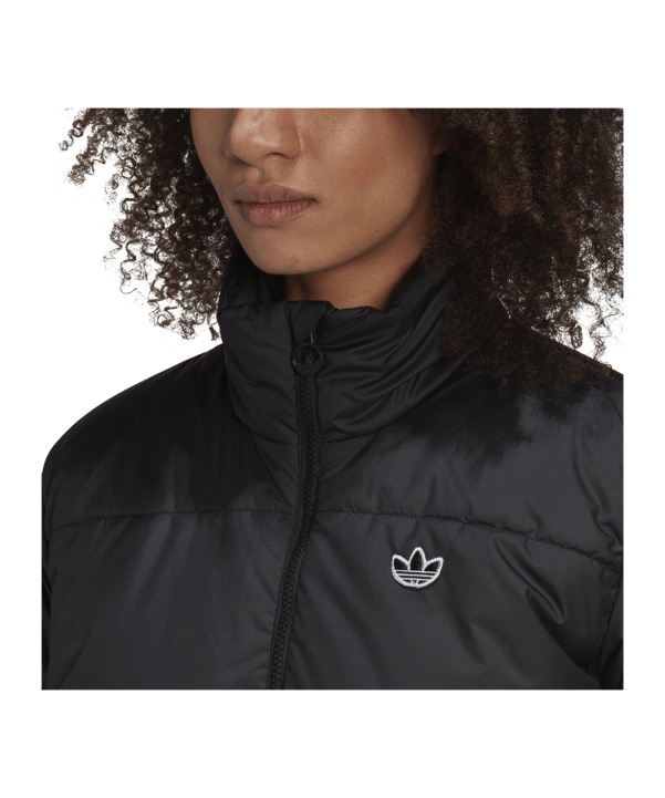 adidas Originals Puffer Jacke Damen Schwarz - schwarz