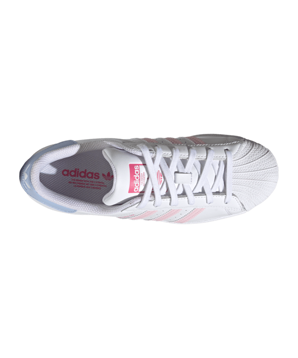 adidas Originals Superstar Damen Weiss Pink - weiss