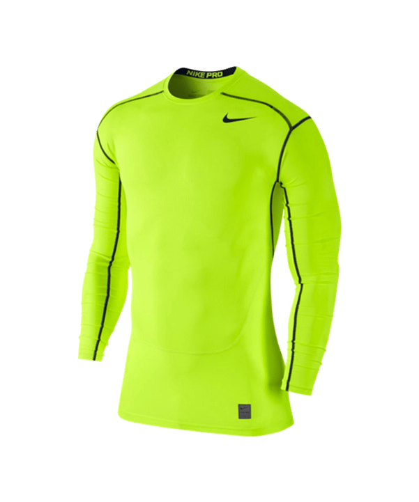 Nike Pro Hypercool Compression Langarmshirt F702 - gelb