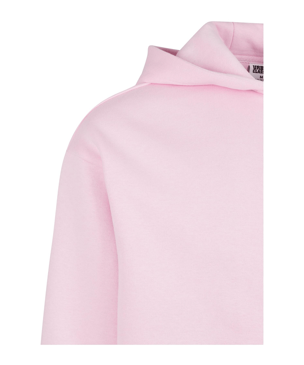Urban Classic Fluffy Kapuzenjacke Rosa - rosa